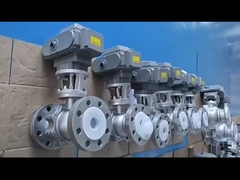 Valvola a sfera a tenuta dura Valvola a sfera elettrica a due pezzi industriale