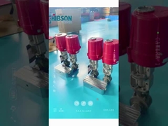 Valvola elettrica in ceramica a tre vie ad alta temperatura