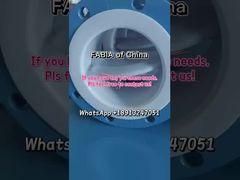 Valvola a farfalla pneumatica Valvola a farfalla rivestita in fluoropolimero Attuatore FABIA