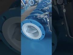 Valvola a farfalla con rivestimento in fluoropolimero