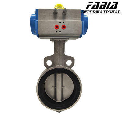 4 pollici 3 pollici pinza pneumatica Butterfly Valve corpo in acciaio inossidabile