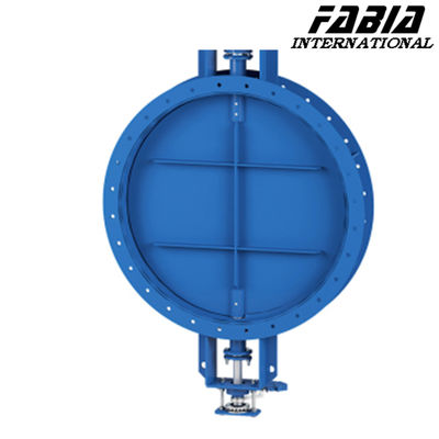 Valvola di ventilazione a farfalla con flange in acciaio al carbonio da 50 mm a 400 mm a 300 mm