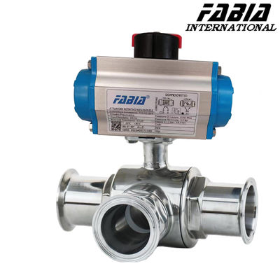 Valvola a sfera pneumatica ad alta pressione tipo L