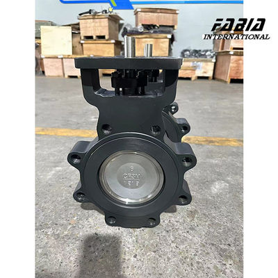 DN100 Electric WCB High Performance Double Eccentric Butterfly Valve Lug Type Water Valve