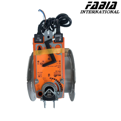 Valvola a farfalla elettrica DN125 in acciaio al carbonio