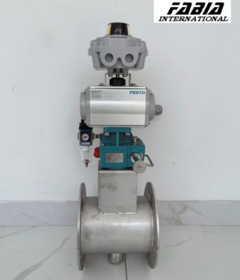 Valvola a farfalla pneumatica per valvola aria acqua olio gas