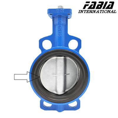 Valvola a farfalla a morsetto Valvola pneumatica Valvola a farfalla per trattamento delle acque